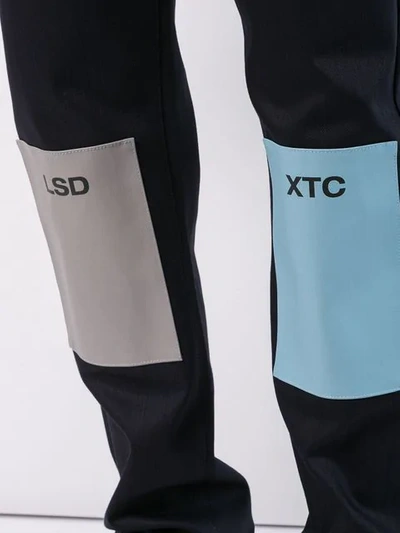 Shop Raf Simons Lsd Xtc Straight Jeans In Blue