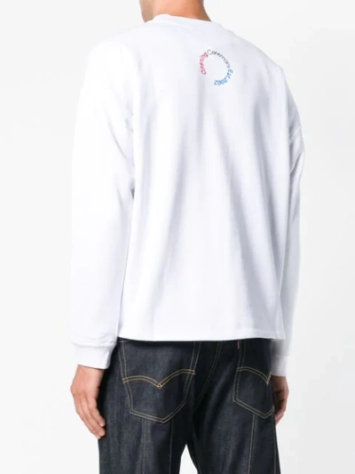 Shop Opening Ceremony Logo Embroidered Sweatshirt In White