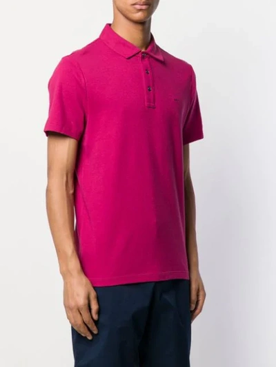 Shop Michael Michael Kors Polo Shirt In Pink