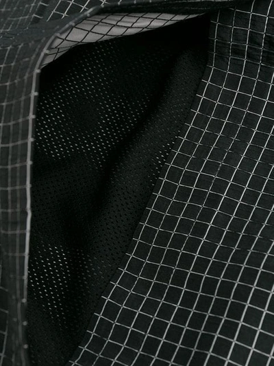 Nike Check Bomber Jacket In Black