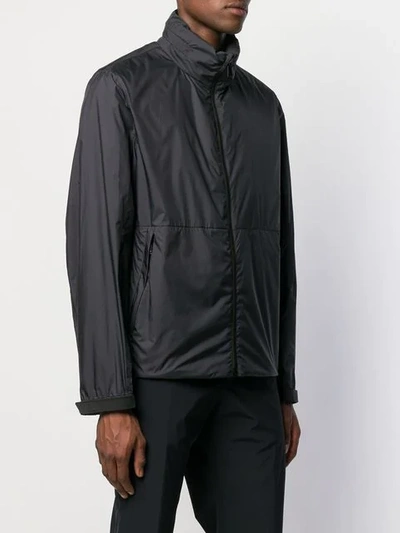 Shop Prada Lightweight Technical Jacket In Black