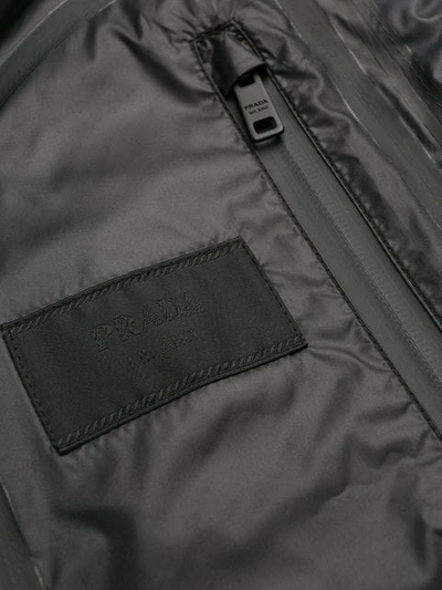 Shop Prada Lightweight Technical Jacket In Black