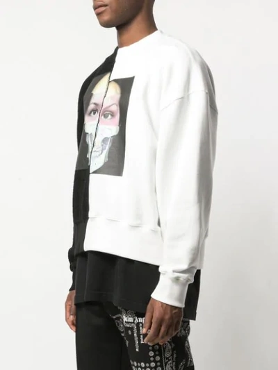 Shop Palm Angels Graphic Skull Print Sweatshirt In Black