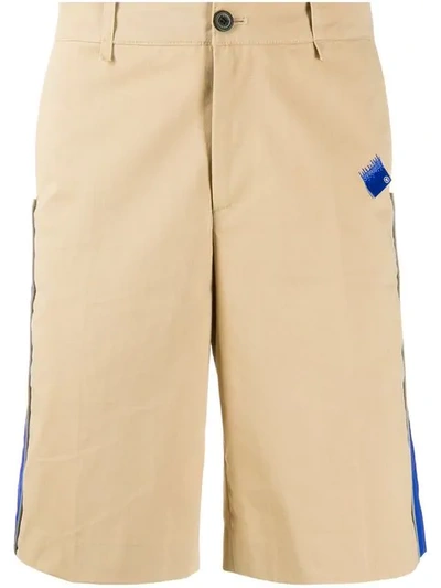 ADER ERROR SIDE STRIPE BERMUDA SHORTS - 大地色