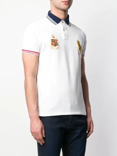 Shop Polo Ralph Lauren Crest In White