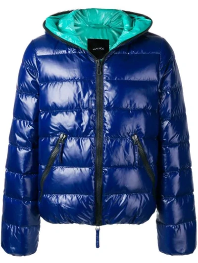 Shop Duvetica Puffer Jacket In Blue