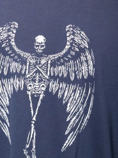 Shop Adaptation Skeleton Angel Tee In Blue