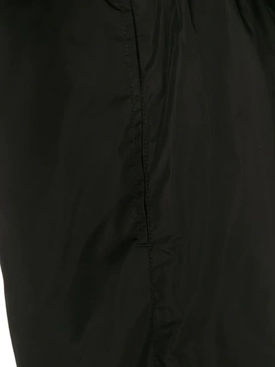 Shop Moncler Elasticated Waist Shorts In Black