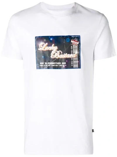 Shop Blood Brother Lucky T In White