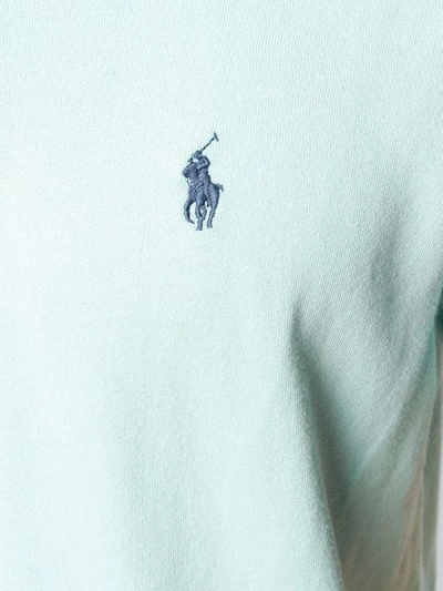 Shop Ralph Lauren Embroidered Logo Polo Shirt In Green