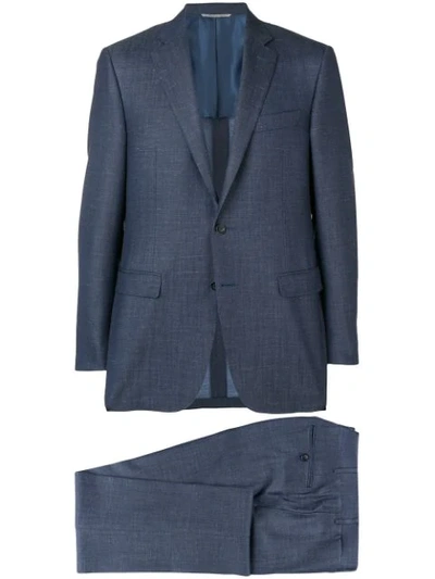 CANALI CLASSIC TWO-PIECE SUIT - 蓝色