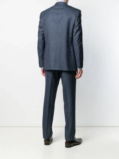 Shop Canali Classic Two-piece Suit - Blue