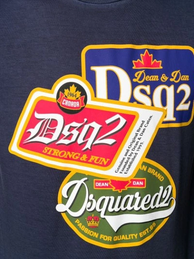 Shop Dsquared2 Dsq2 T-shirt In Blue