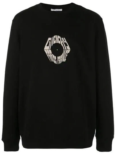 Shop Givenchy Eagle Print Sweatshirt In Black