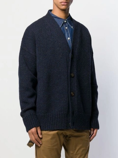 Shop Dsquared2 Knit Cardigan In 486m Blue