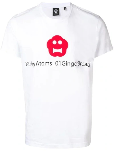 Shop Aspesi Kinkyatoms Motif T-shirt In White