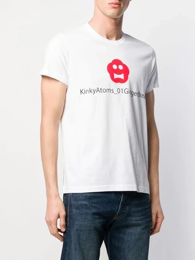 Shop Aspesi Kinkyatoms Motif T-shirt In White