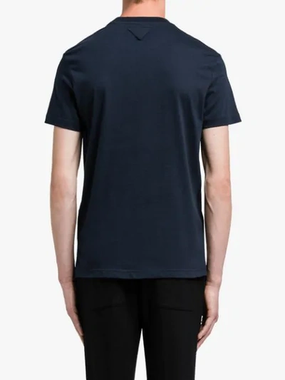 Shop Prada Classic T-shirt Set In Blue