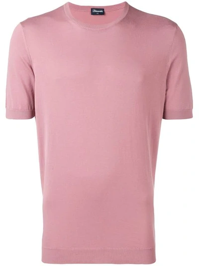 DRUMOHR BASIC T-SHIRT - 粉色