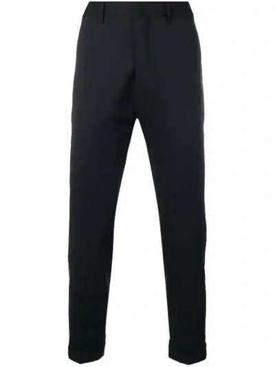 Shop Be Able Classic Tailored Trousers In Blue