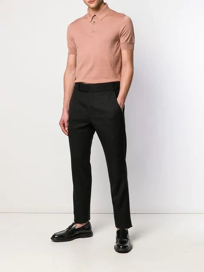 Shop Tom Ford Basic Polo Shirt In Brown