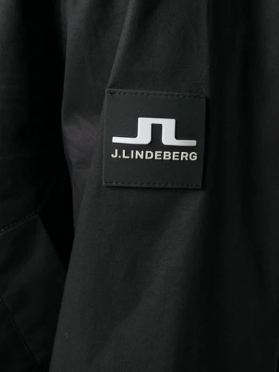 Shop J. Lindeberg J.lindeberg Storm Tech 3l Coat - Black