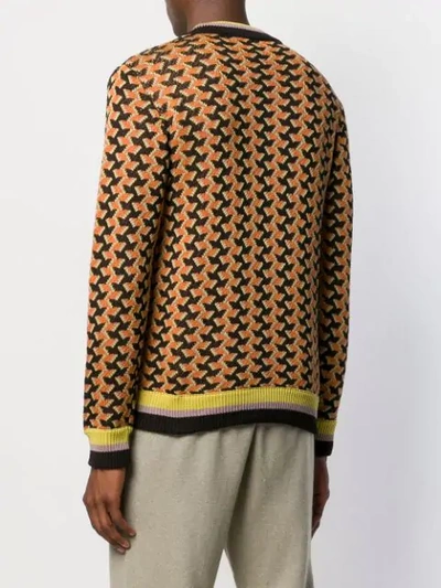 Shop Etro Knitted Jumper - Brown