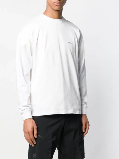 Shop Adish Logo Shirt In White