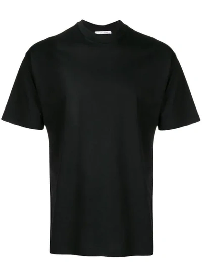 Shop Low Brand Round Neck T-shirt - Black