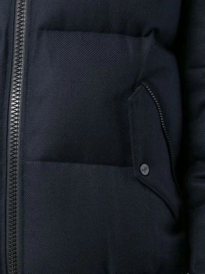 Aztech Mountain Shadow Mountain Bomber Jacket In Blue