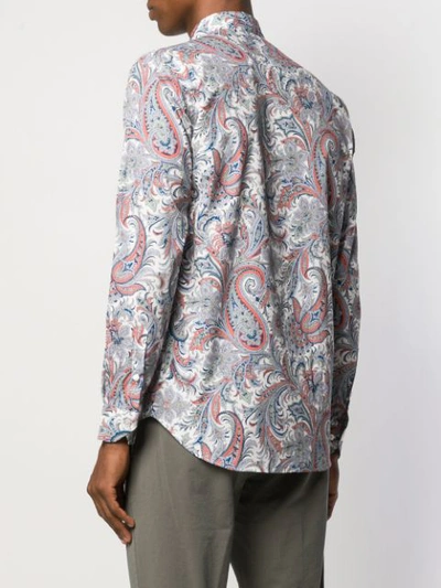 Shop Etro Hemd Mit Paisleymuster In White