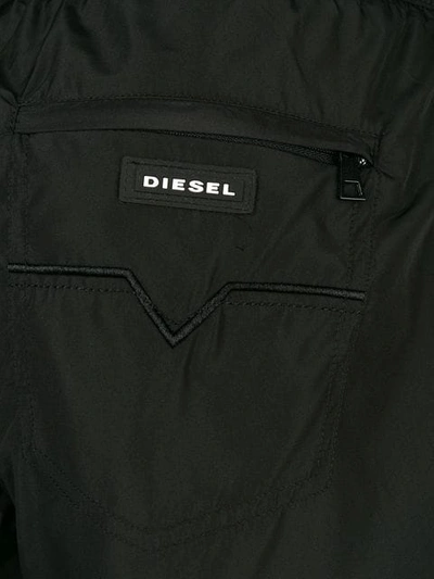 Shop Diesel Sandy Swim Shorts In Black