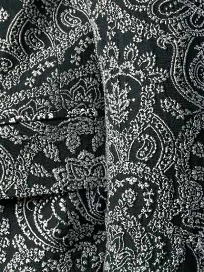 Billionaire Jacquard Button Blazer - Black In Black