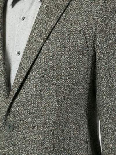 Shop D'urban Tweed Blazer Jacket In Multicolour
