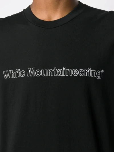 Shop White Mountaineering Printed T In Black