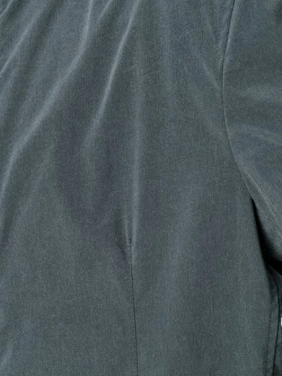 HERNO BUTTONED HIGH NECK JACKET - 灰色