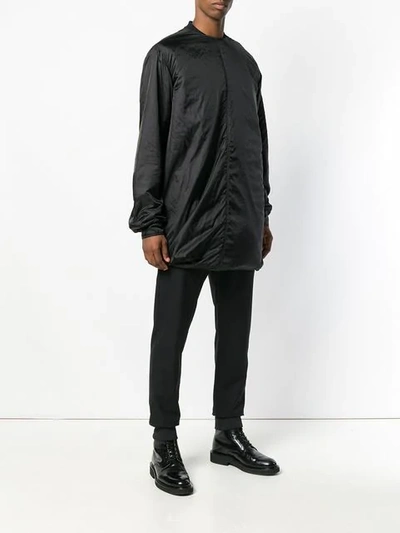 Shop Rick Owens Oversized Sweater In Black