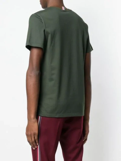 Shop Thom Browne Relaxed Jersey Tee In Green