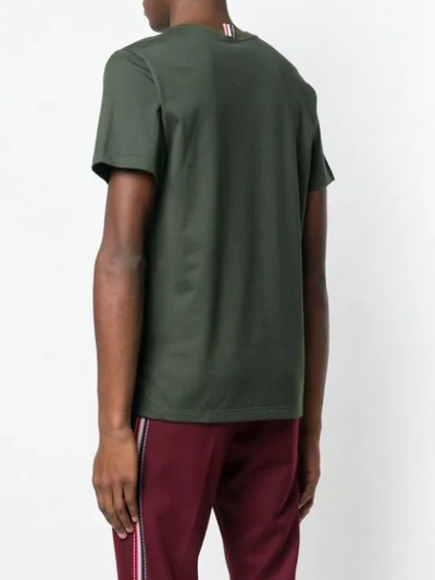 Thom Browne Relaxed Fit Crewneck T-shirt In Green
