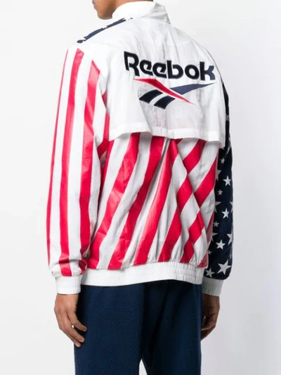 Shop Reebok Flag Lightweight Jacket In White