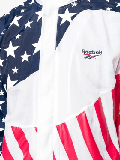 Shop Reebok Flag Lightweight Jacket In White