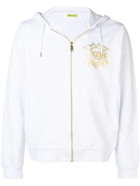 versace white bomber jacket