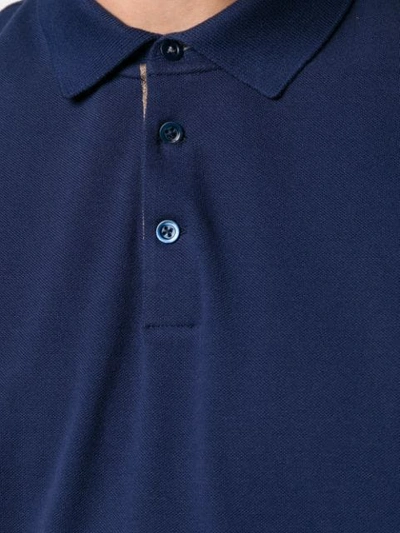 Shop Brunello Cucinelli Classic Polo Shirt In Blue