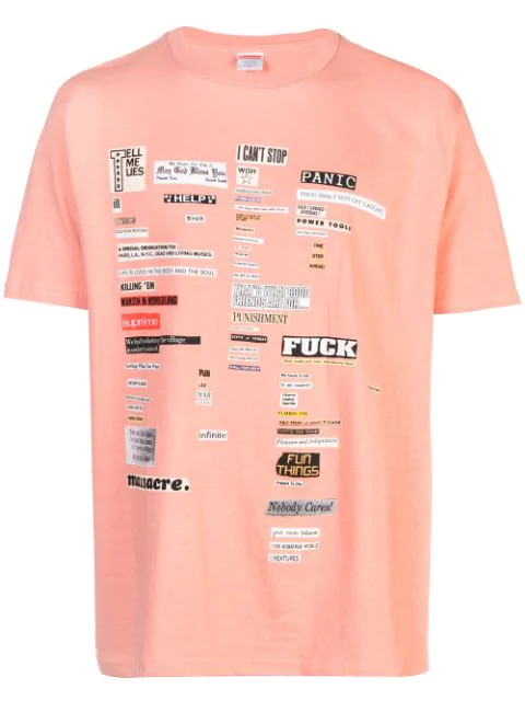 supreme t shirt orange