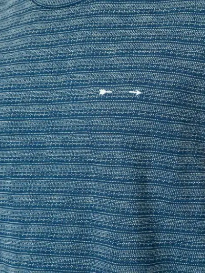 Shop The Upside Logo Striped Tank Top In Blue