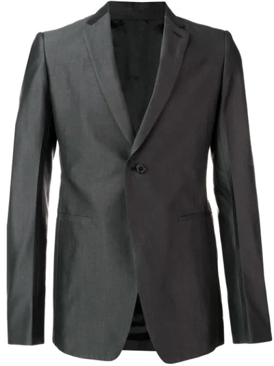 Shop Rick Owens Oversized Blazer In Grey