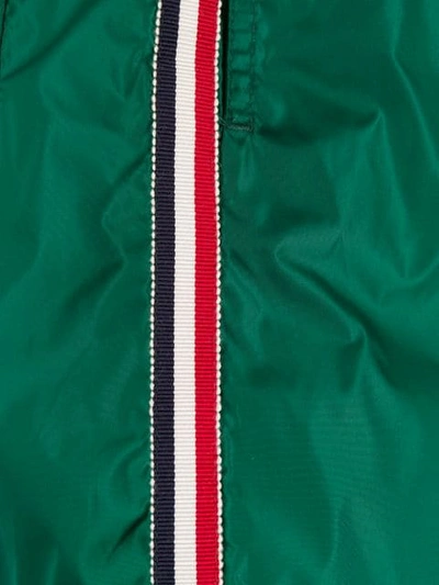 MONCLER 标志牌游泳短裤 - 绿色