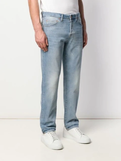 Shop Pt05 Low Rise Bootcut Jeans In Blue