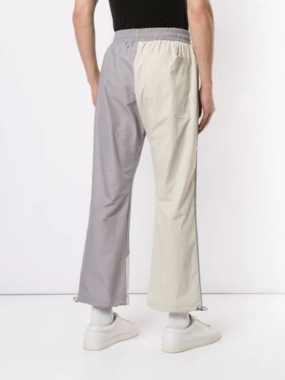 Shop A-cold-wall* Relaxed Panel Track Pants In Grey