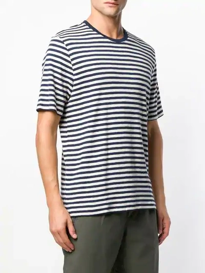 Shop Folk Striped T-shirt In Blue